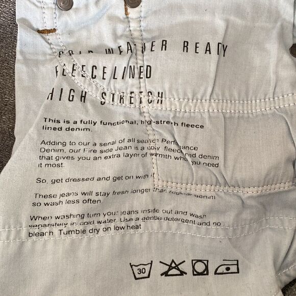 DU/ER Fireside Denim Girlfriend Jean - Lakeshore Flannel Lined - Picture 12 of 12